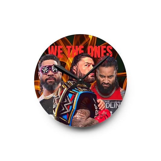 We The Ones Acrylic Wall Clock